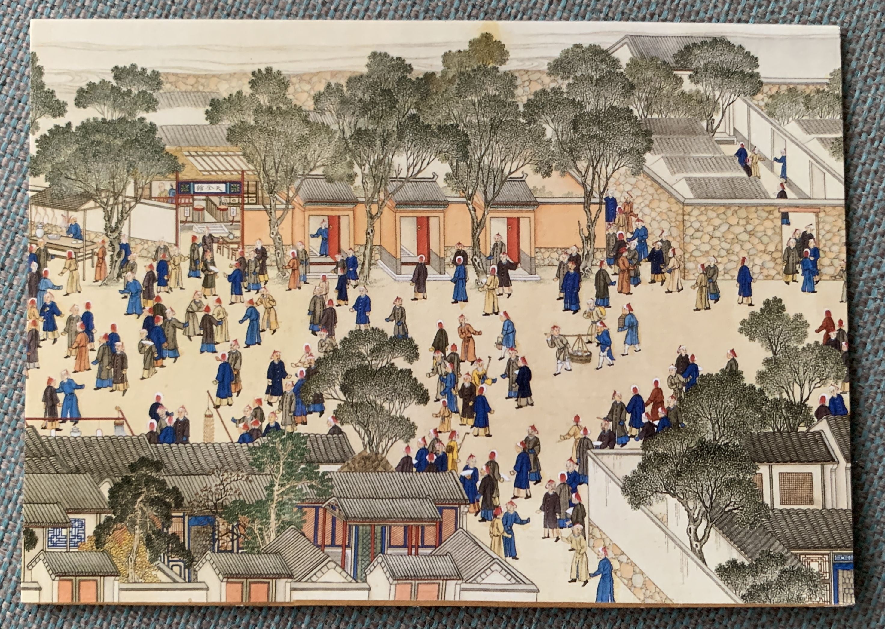 China Three Emperors 1662-1795 - Satz von 24 unbenutzten, wunderschönen Postkarten