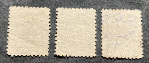 3 Steuermarken (Revenue stamps) Süd-Australien Britisch Australien