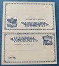 Hawaii Ganzsache 1881 Two Cents Postkarte mit Rückantwort - ungenutzt