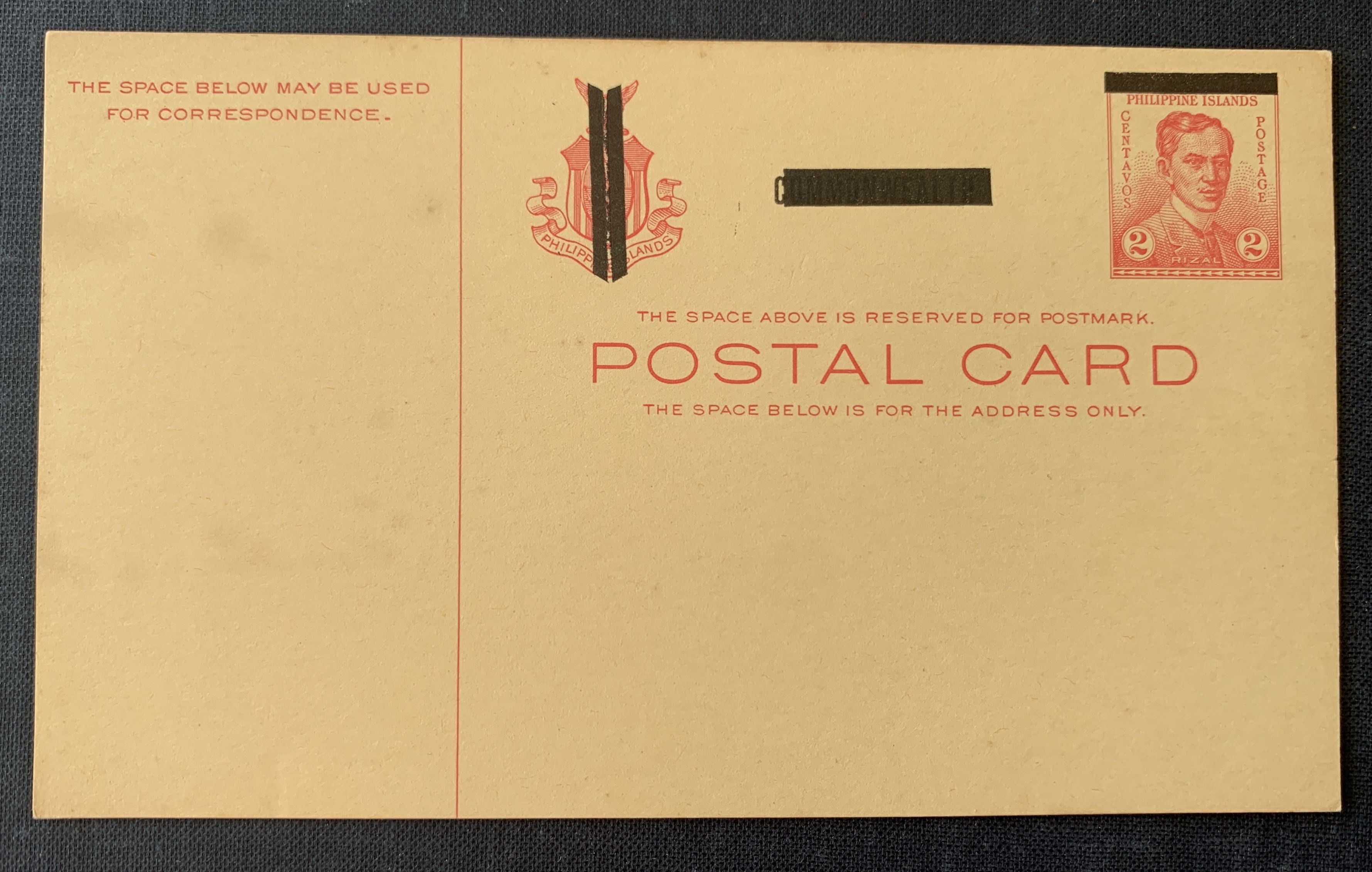 Japanische Besetzung der Philippinen 1942-1943 - 3 unbenutzte Ganzsachen Postkarten