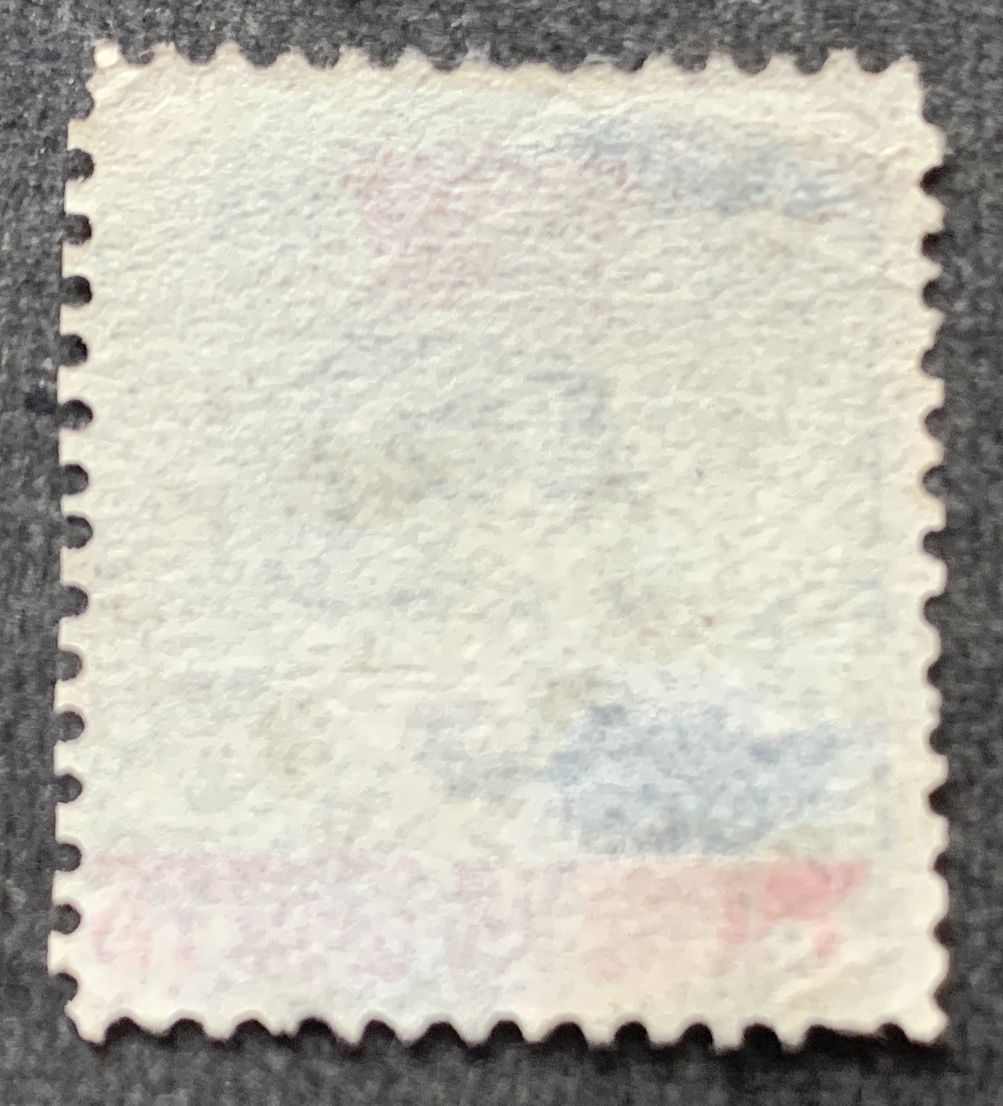 Malaiische Staaten / Straits Settlements 1867 - Krone und 12 C auf 4 Annas
