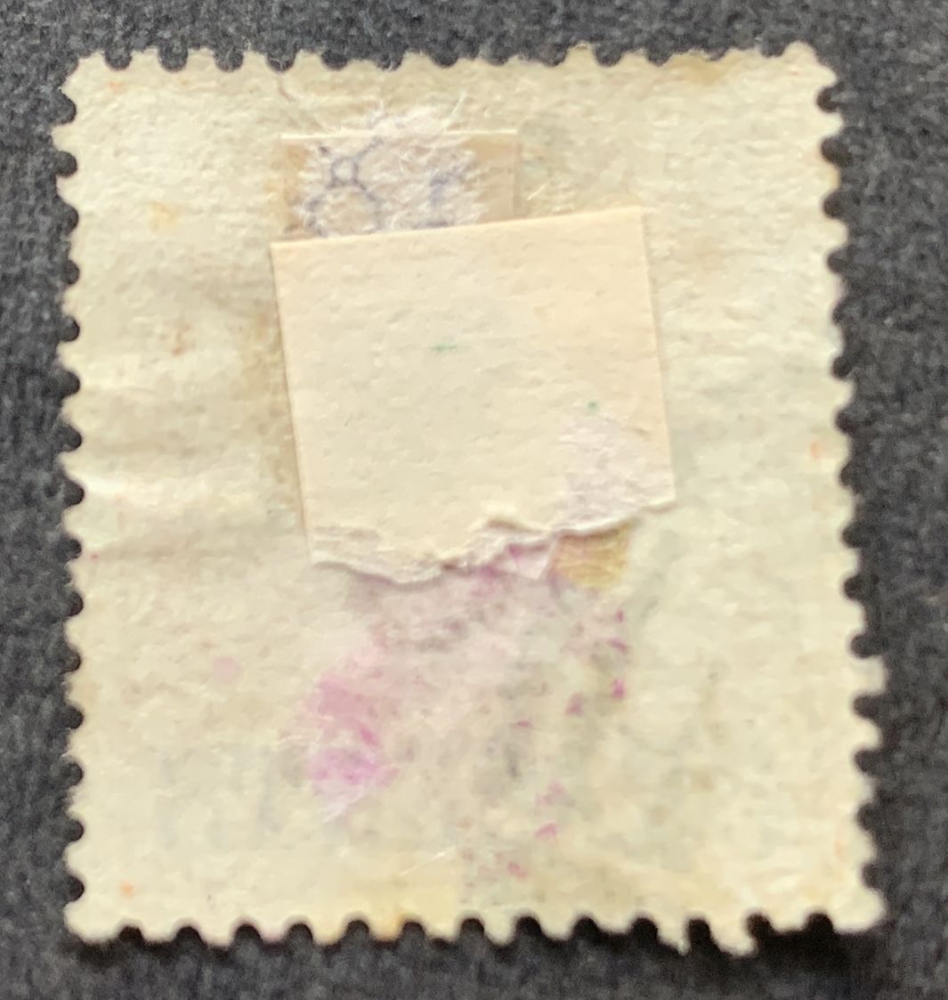 Malaiische Staaten / Straits Settlements 1867 - Krone und 32 C auf 2 Annas