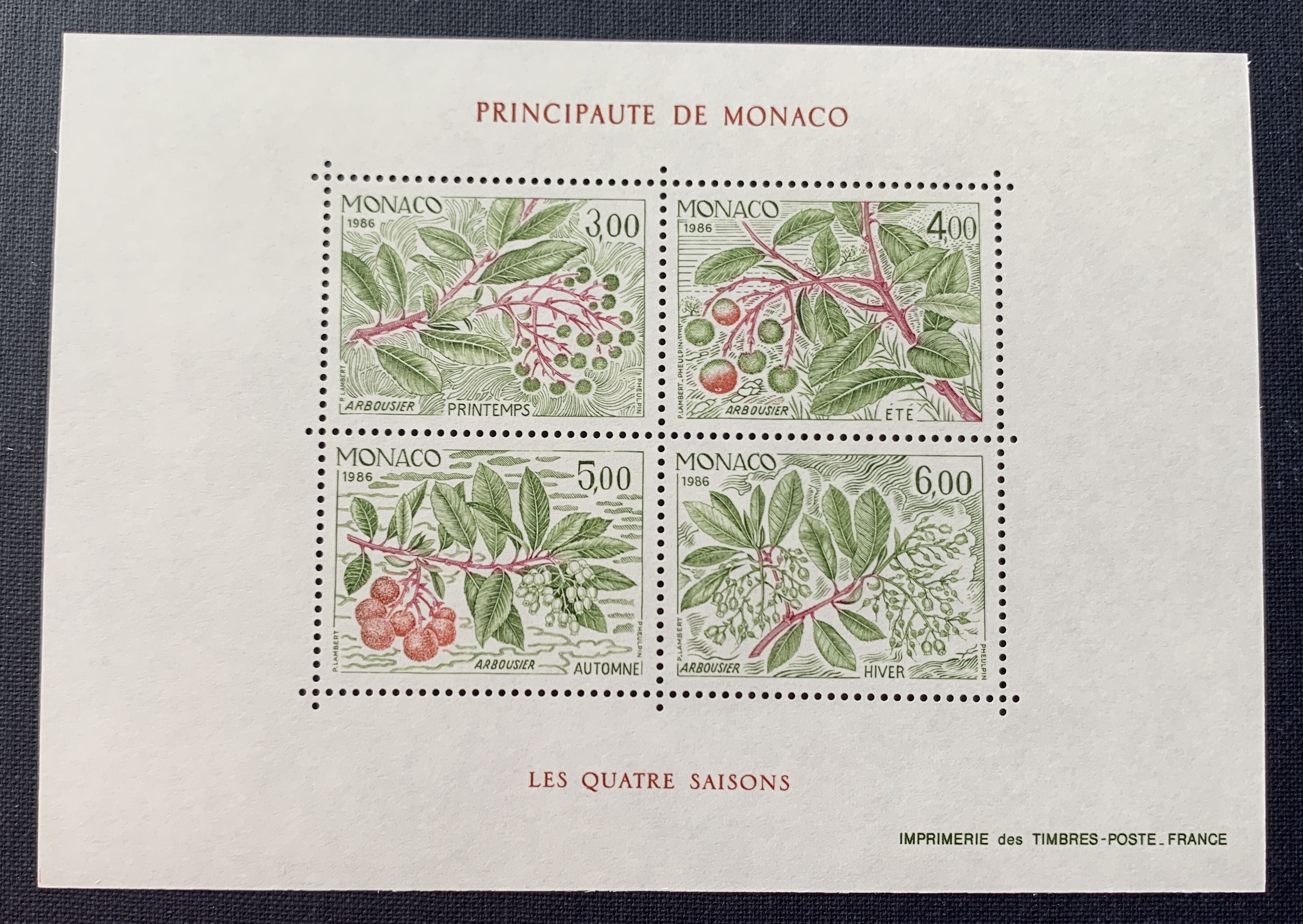 Monaco - 14 postfrische Blöcke