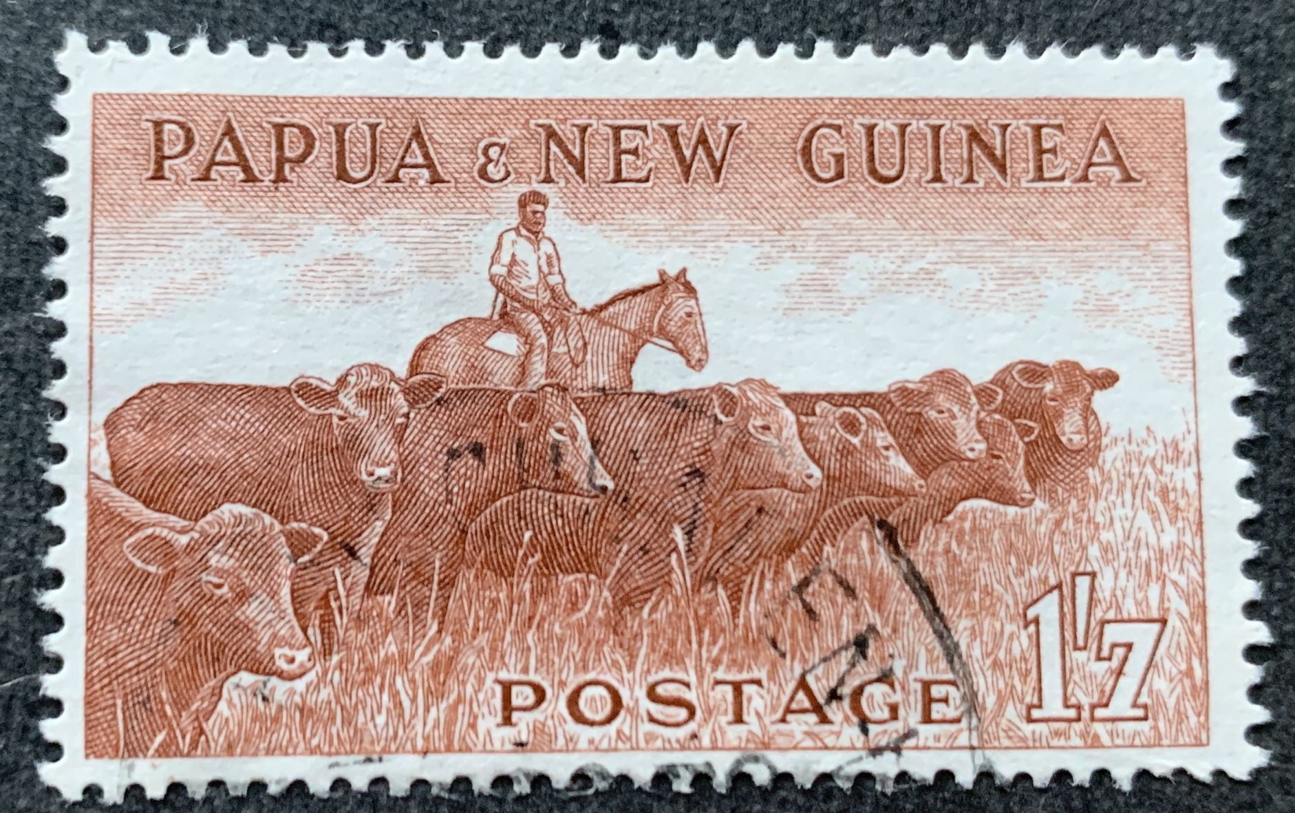 Papua Neuguinea 1958 - 1 Sh. 6 P.  gelaufen - Michel Nummer 17