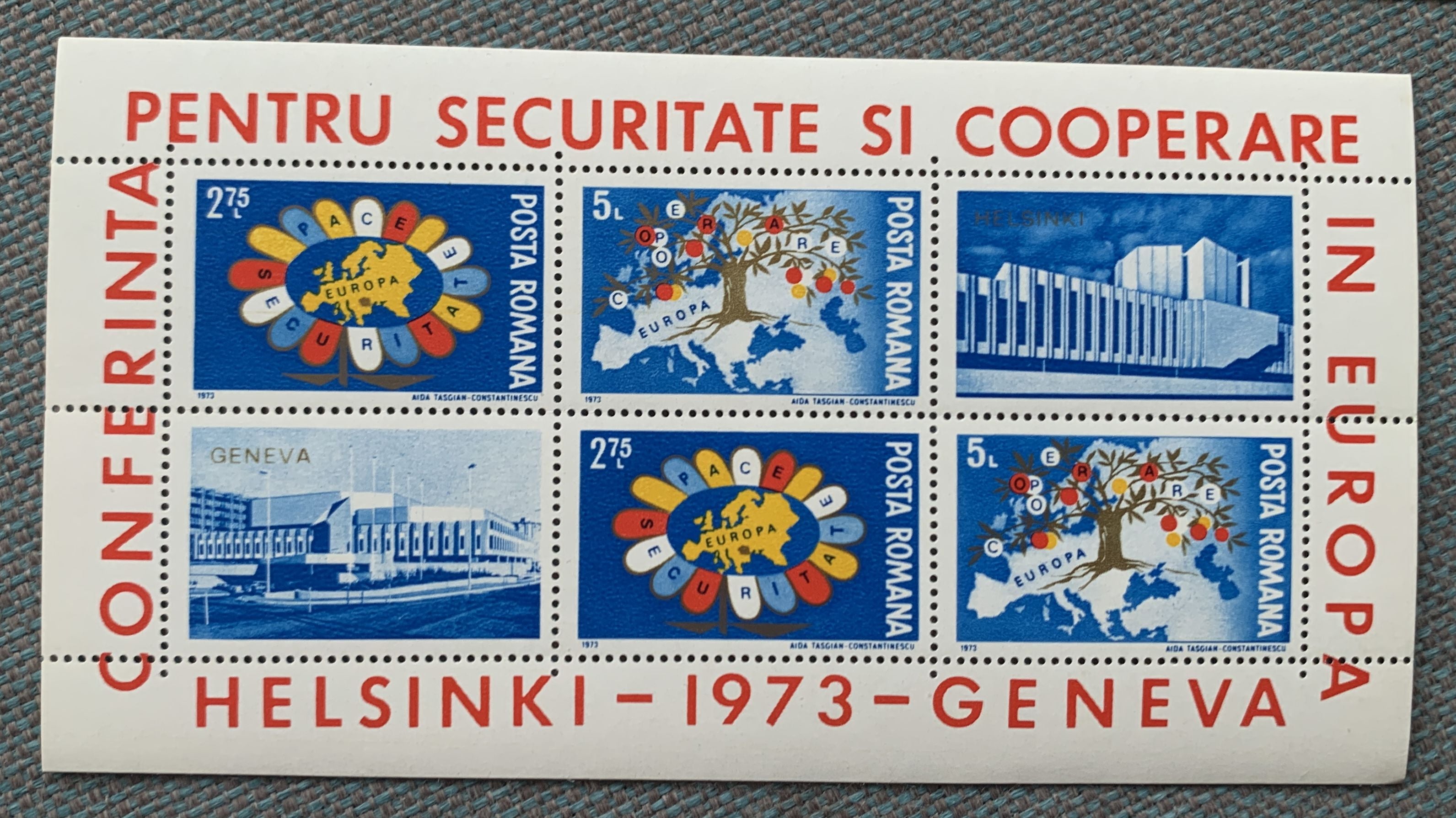 Rumänien 1970-1975 - 6 postfrische Blöcke