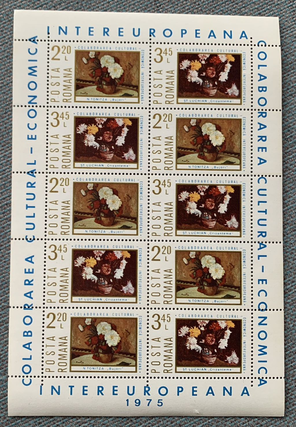 Rumänien 1970-1975 - 6 postfrische Blöcke