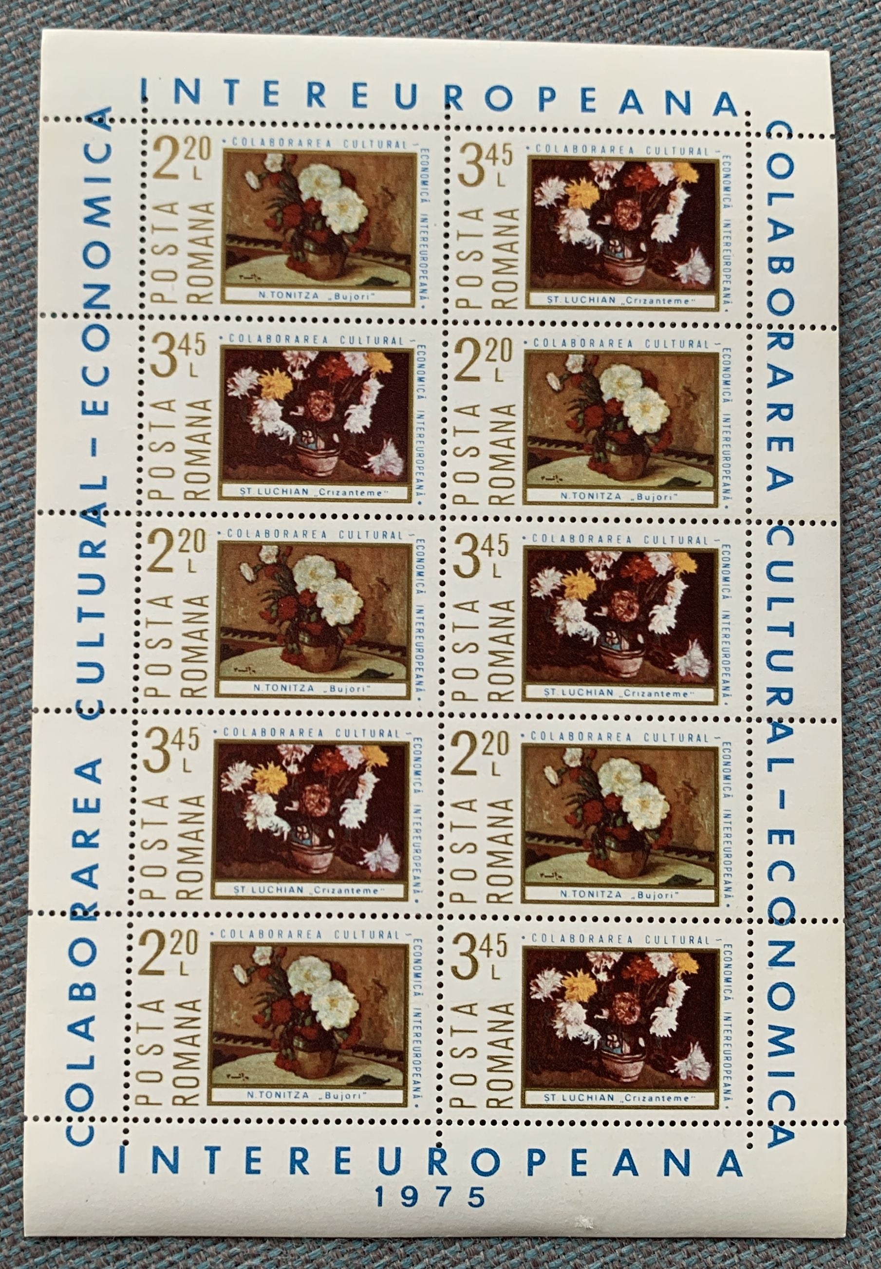 Rumänien 1970-1975 - 6 postfrische Blöcke