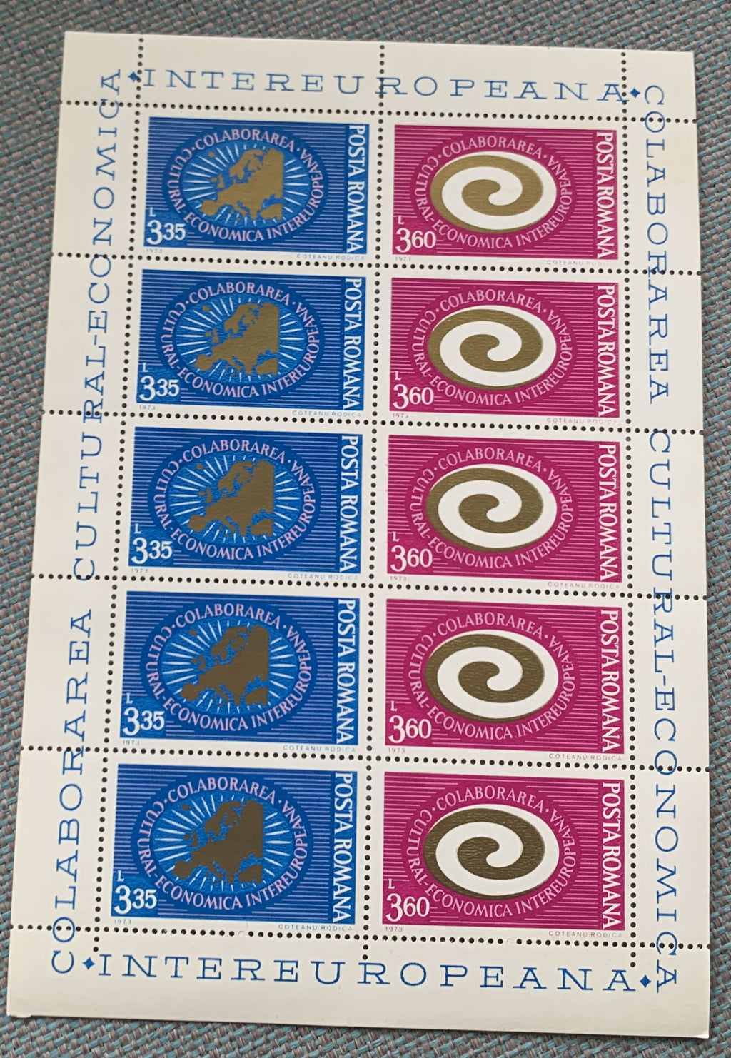 Rumänien 1970-1975 - 6 postfrische Blöcke