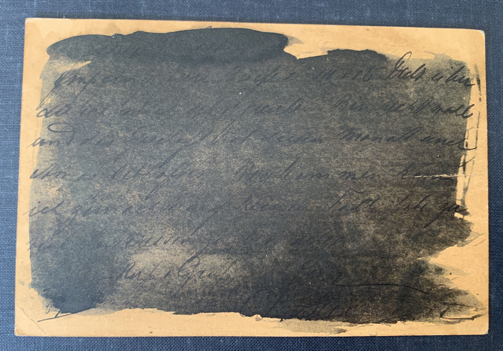 ZAR Transvaal VRI overprint 1903 - gelaufene Ganzsache Postkarte 1 Penny nach Leipzig
